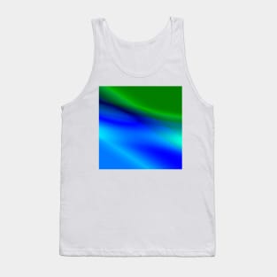 Blue green abstract texture art background Tank Top